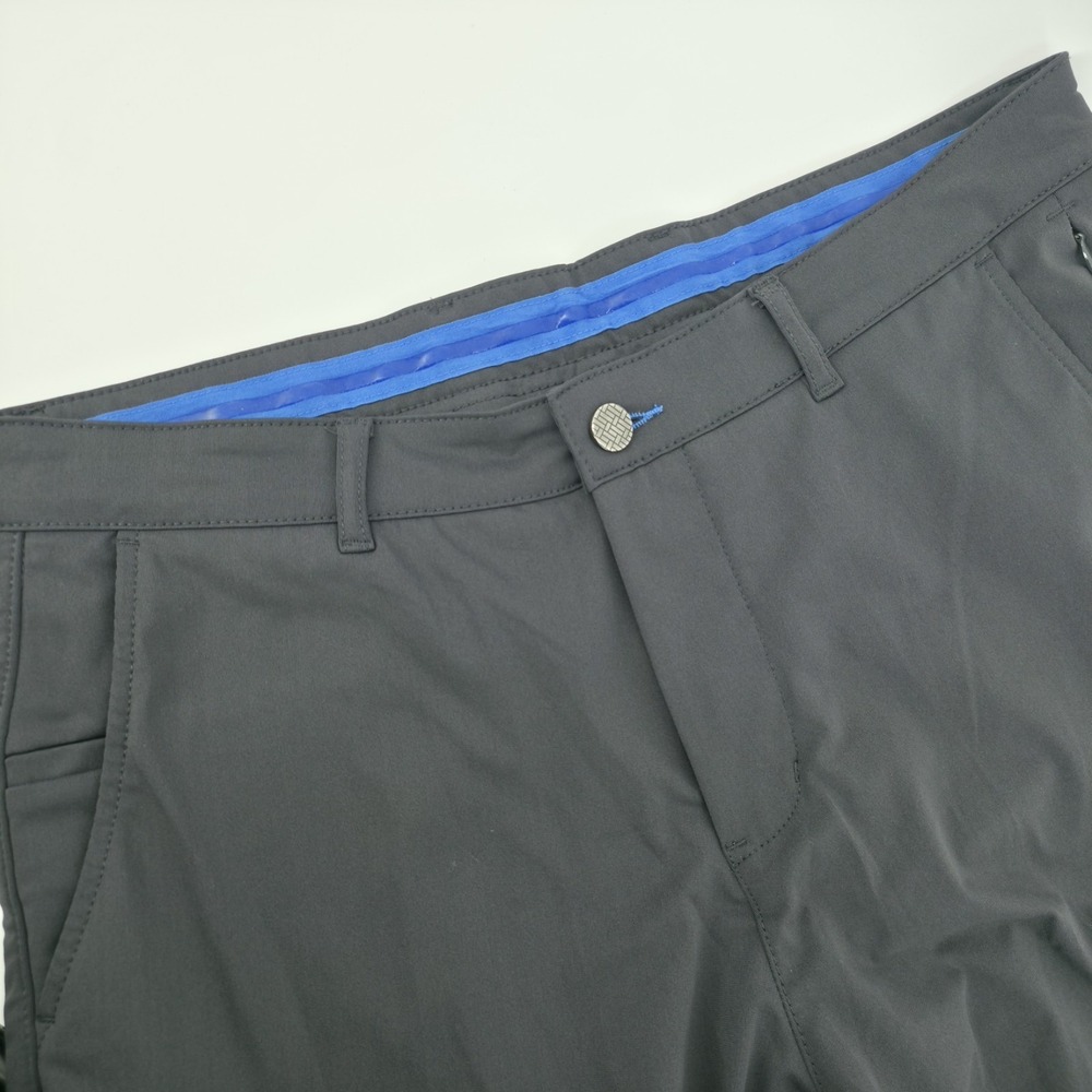 Twillory Technical Fabric Pants Men Sz 34x34 Tailored Fit Dark Gray Stretch